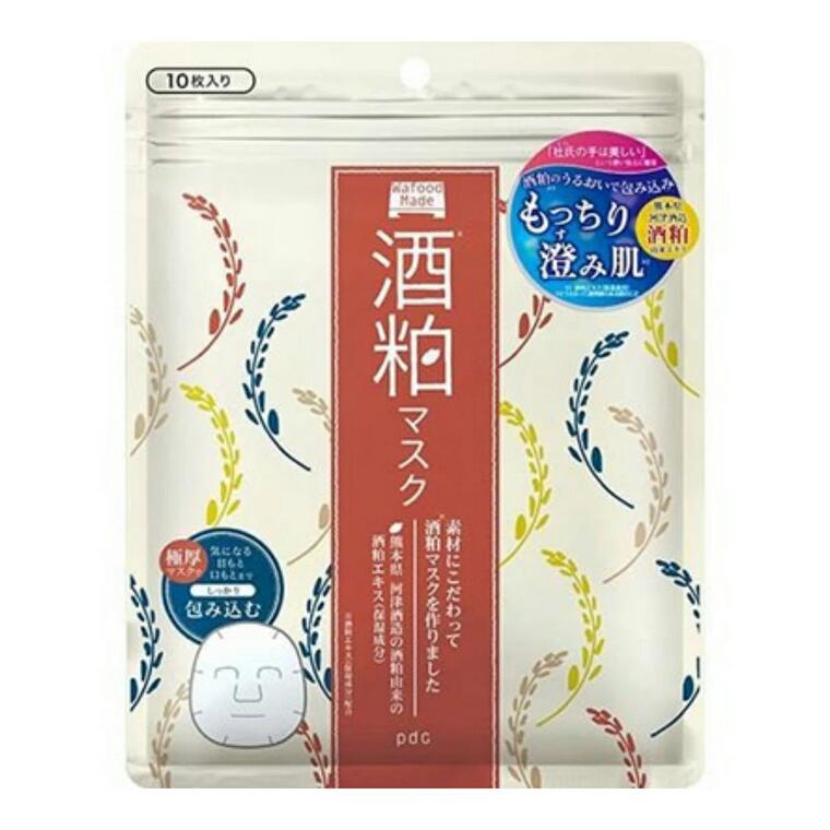 【３０個セット】 pdc ワフードメイド 酒粕マスク(10枚)&times;３０個セット【正規品】｜ブルームグリーン