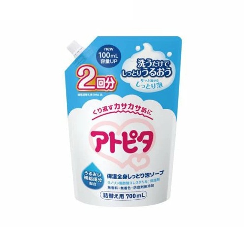 【１０個仕掛ける】【１入れもの分】 丹平製薬 アトピタ 保湿五体しっとり泡石ケン つめかえ(700ml)×１０個仕掛ける １入れもの分【置き目品】【mor】【ご申しつける後送りとどけるまでに3週前後もらい受けるする切っ掛けがございます】