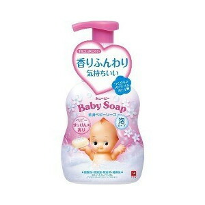 【12個セット】【1ケース分】 キューピー 全身ベビーソープ 泡タイプ ベビーせっけんの香り ポンプ付 400mL ×12個セット 1ケース分【正規品】