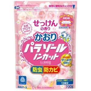 【１０個セット】 かおりパラゾール ノンカット 袋入 引き出し・衣装ケース用 せっけんの香り(700g)×１０個セット 【正規品】