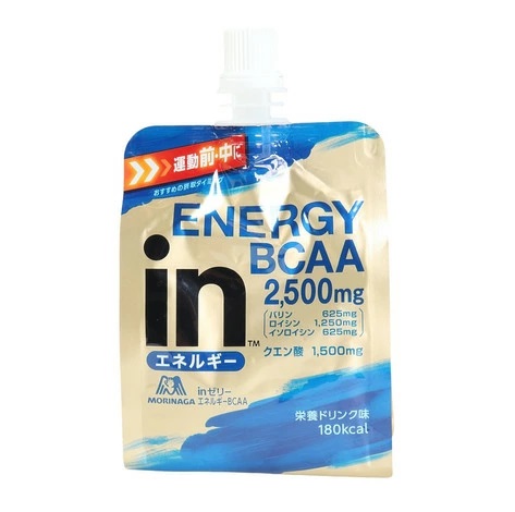【３６個セット】【１ケース分】 森永製菓 inゼリー エネルギー BCAA 栄養ドリンク味(180g)×３６個セット　１ケース分 【正規品】※軽減税率対象品