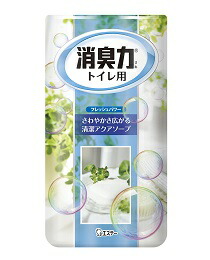 【１８個セット】【１ケース分】 トイレの消臭力 アクアソープ400mL×１８個セット　１ケース分　 【正規品】【k】【ご注文後発送までに1週間前後頂戴する場合がございます】