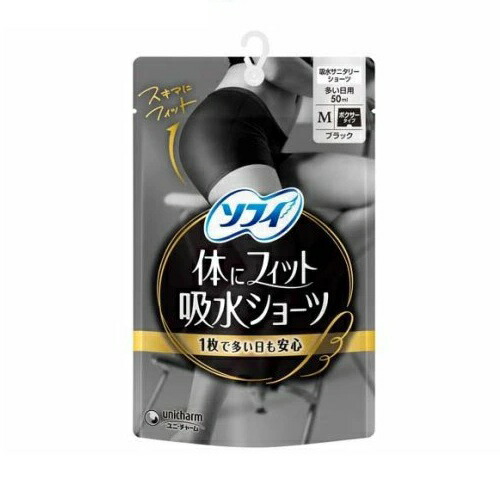 【１２個セット】【１ケース分】 ユニ・チャーム ソフィ 体にフィット吸水ショーツ M(1枚)×１２個セット　１ケース分【正規品】【mor】