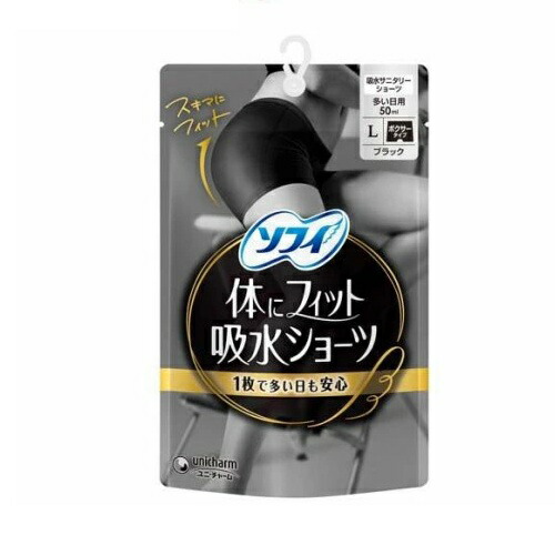 【１２個書き割り】【１容れもの分】 ユニ・チャーム ソフィ 体に相応う吸水さる股引き L(1枚)×１２個書き割り １容れもの分【定まり品】【mor】