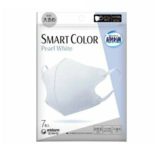 【２０個セット】 ユニ・チャーム 超快適 SMART COLOR パールホワイト 大きめ(7枚入)×２０個セット【正規品】【mor】 5,634円