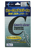 【１０個セット】 スポーツギア サポーター リスト用　２枚入　フリーサイズ　テルコーポレーション×１０個セット【正規品】
