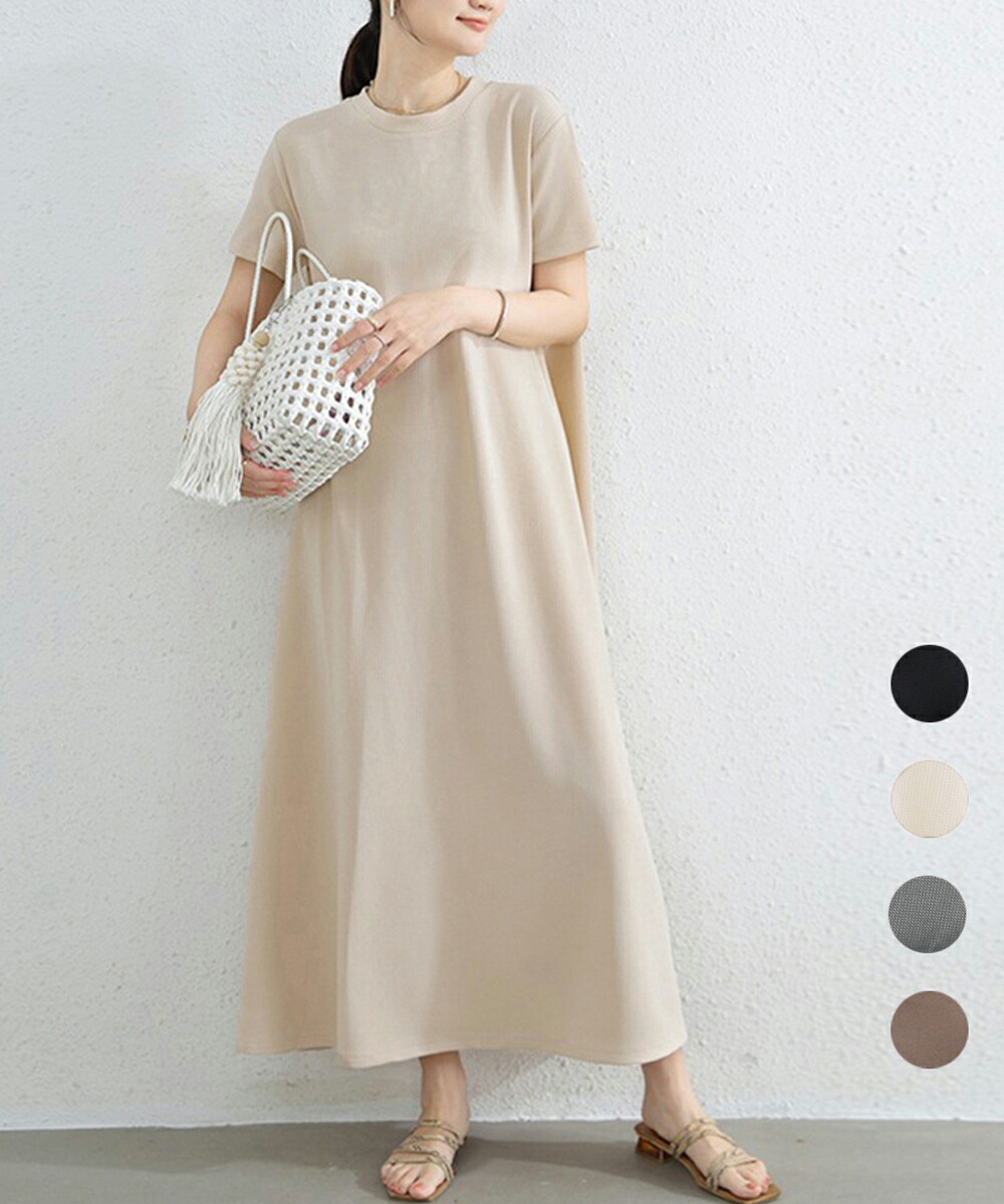 楽天市場】ワンピース レディース 夏 ゆったり AラインTシャツ