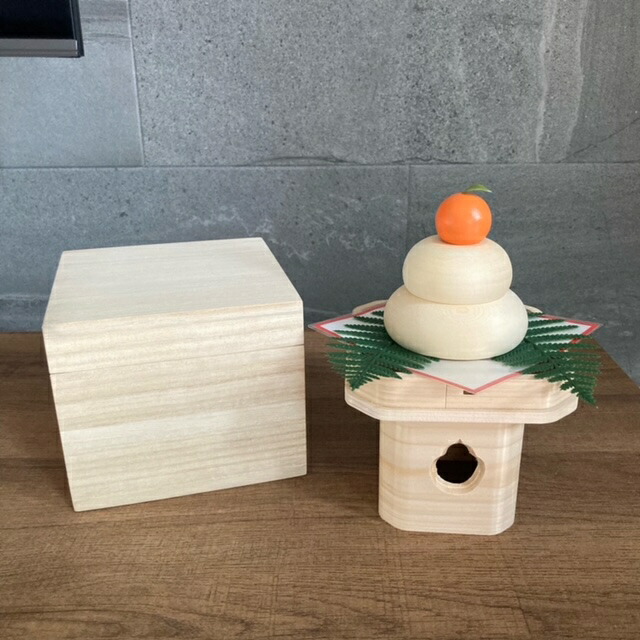 楽天市場】【木製鏡餅 三宝セット】2026年 お正月 飾り 木製鏡餅