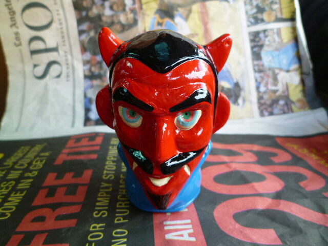 デビル 置物　Devil tattoo hot rod ローブロー　R｜Blowout Store