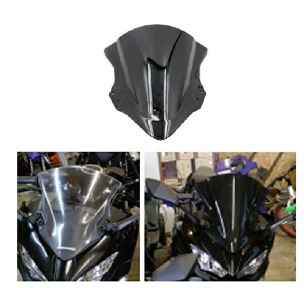 楽天市場】旭風防 NJ-31 ロングスクリーン スモーク Kawasaki