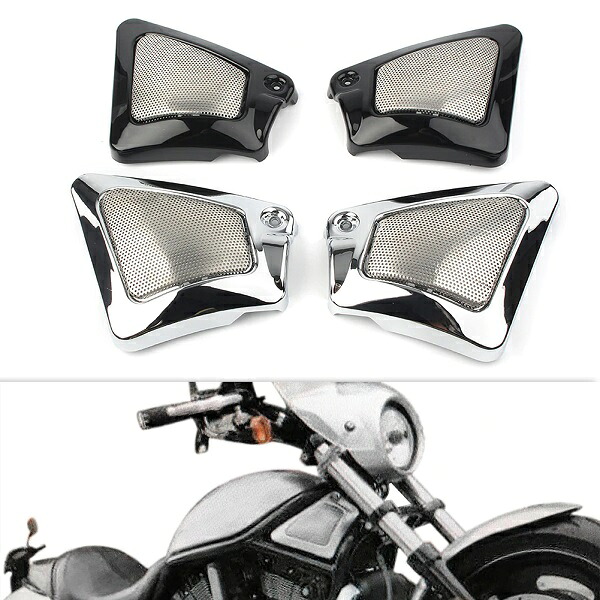 ハーレー V Rod Special フレームネックエアインテーク フレームサイドカバーVRSCDX 2007-2017 V-rod Frame Neck Air Intake Side Cove|Blowout Store