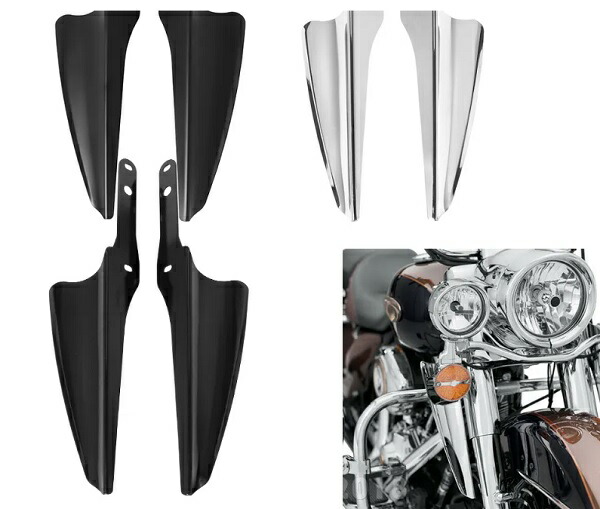 楽天市場】フォークマウントウインドディフレクター：1995年以降FLHR