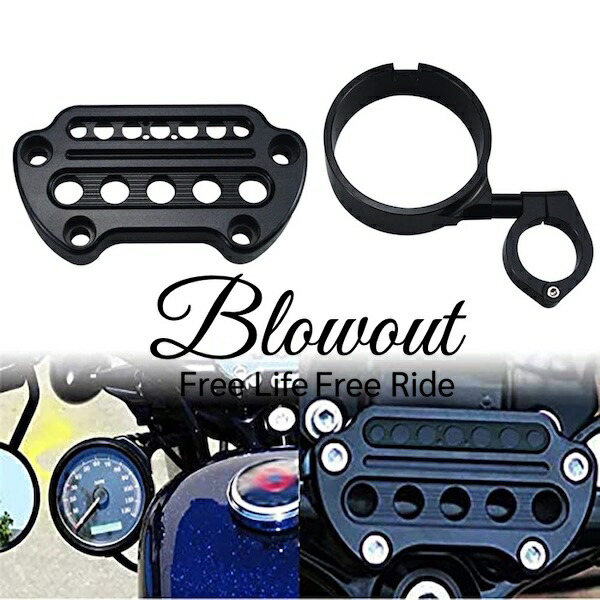 楽天市場】スポーツスター メーターブラケット サイドメーター用 移設