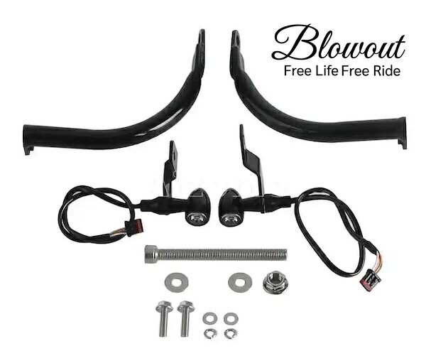 ローライダーST エルディアブロ フェアリングサポート LEDウインカー Low Rider ST El Diablo FXRST FXLRST M8ソフテイル ハーレー｜Blowout Store