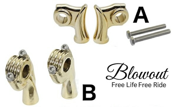 楽天市場】真鍮 ウィンカー 4個 ブラス ビンテージ BRASS ハーレー