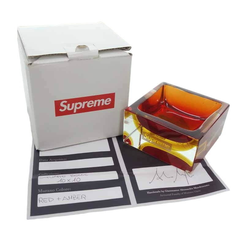楽天市場】Supreme シュプリーム ブランドロゴ アッシュトレイ