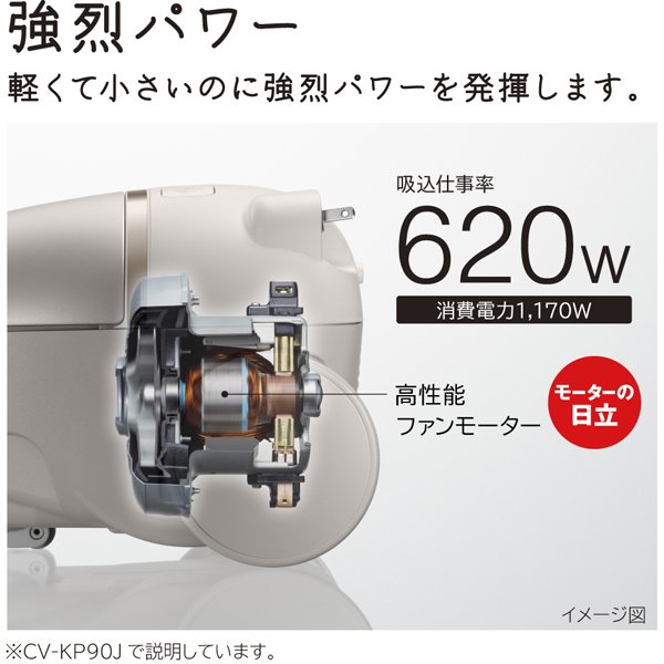 【送料無料】HITACHIサイクロン式コードレススティッククリーナーラクかるスティックホワイトPV-BL1J-W掃除機