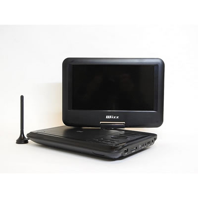 楽天市場】送料無料 WIZZ Bluetooth 搭載 10.1インチ ポータブル DVD 