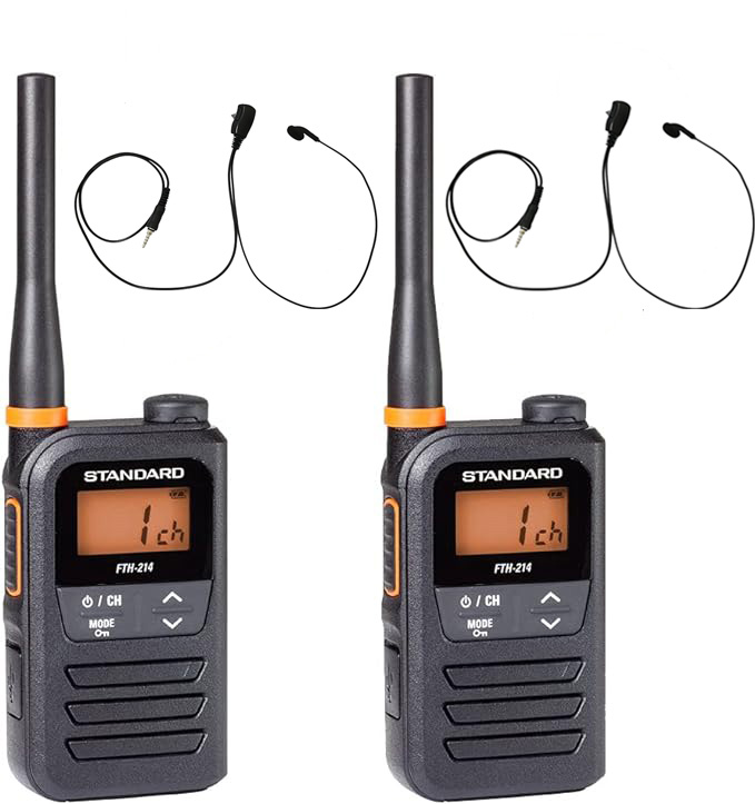 新品未使用未開封 STANDARD FTH-214 特定小電力トランシーバー２台 日本最大級 新品未使用未開封 STANDARD 特定小電力