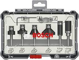 BOSCH【ボッシュ】ルーター・トリマービット ミックス　6本セット 2607017468｜Ｂｌｕｅ　Ｄｒａｇｏｎ