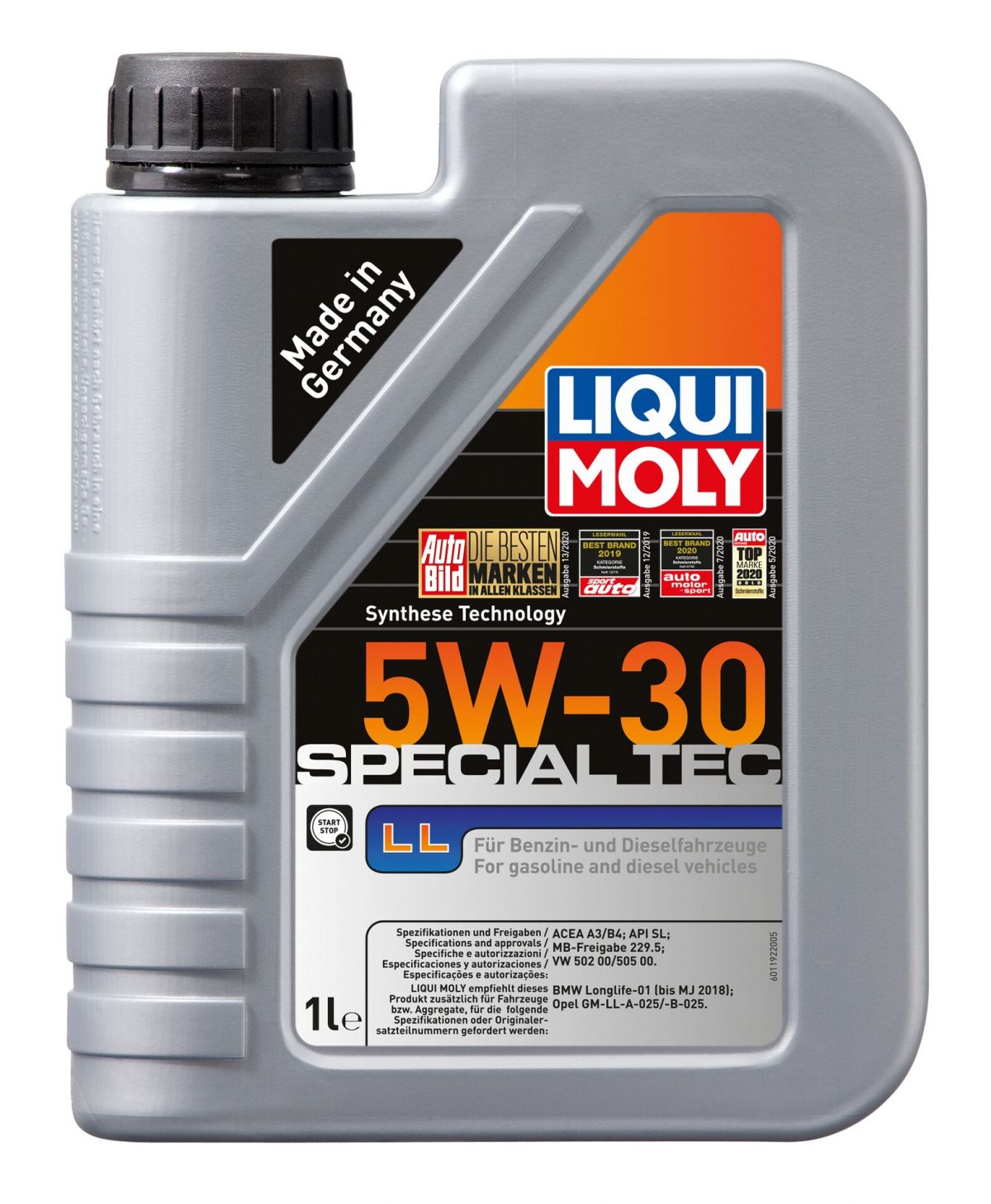 楽天市場】エンジンオイル スペシャルテックAA 5W30 20L LIQUIMOLY