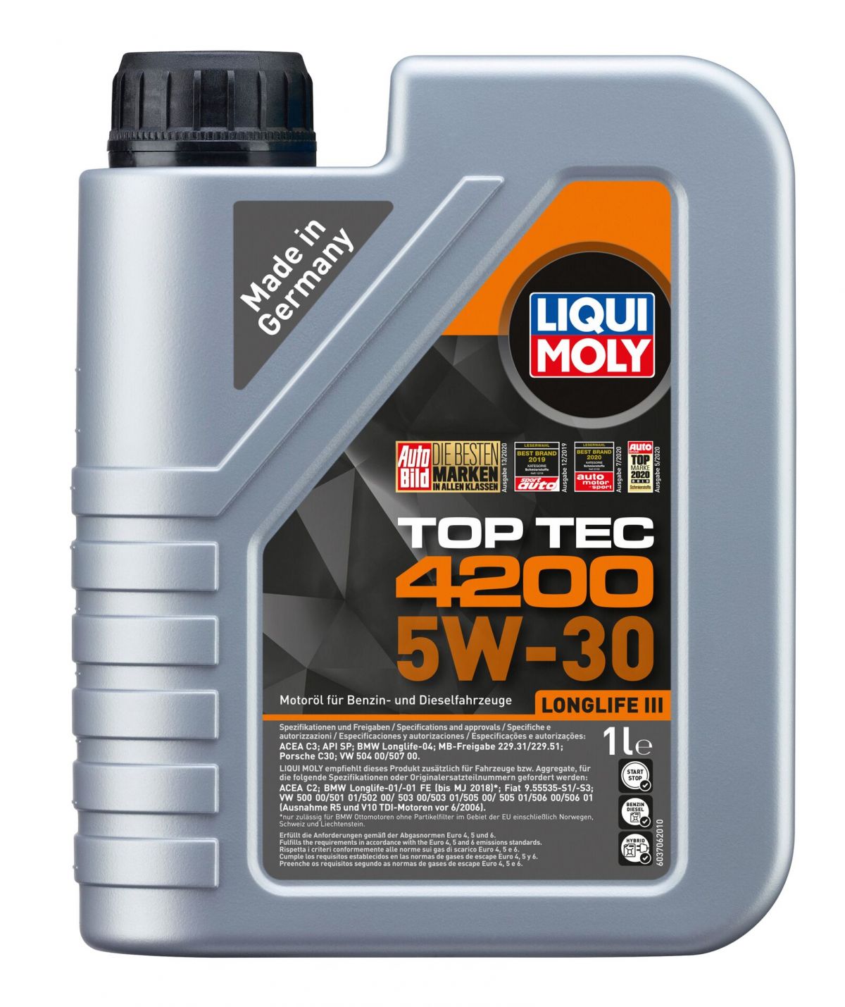 お得クーポン発行中 保証書付 LIQUI MOLY エンジンオイル トップテック4200 5W30 5L 20904 dalnut.com dalnut.com