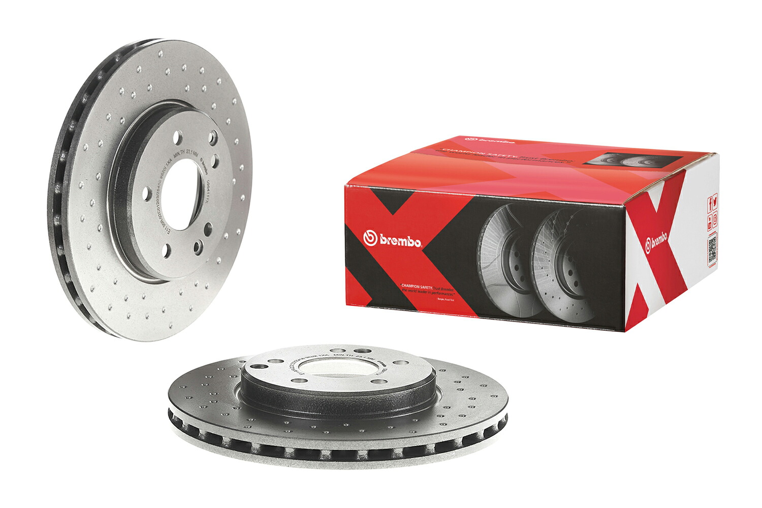 BREMBO ブレーキローター エクストラディスクローター 0984111Xブレンボ