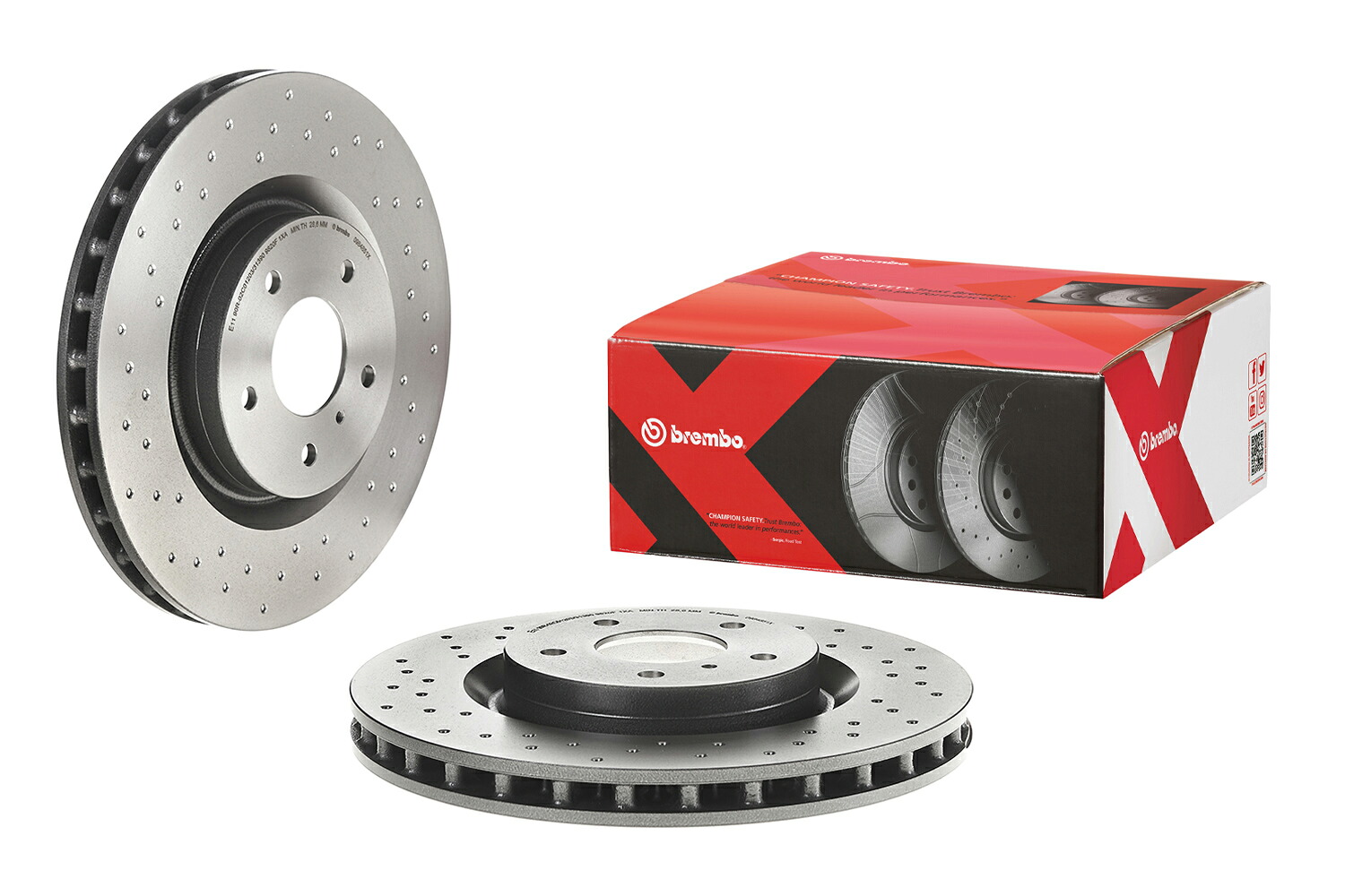 BREMBO ブレーキローター エクストラディスクローター 0984851Xブレンボ