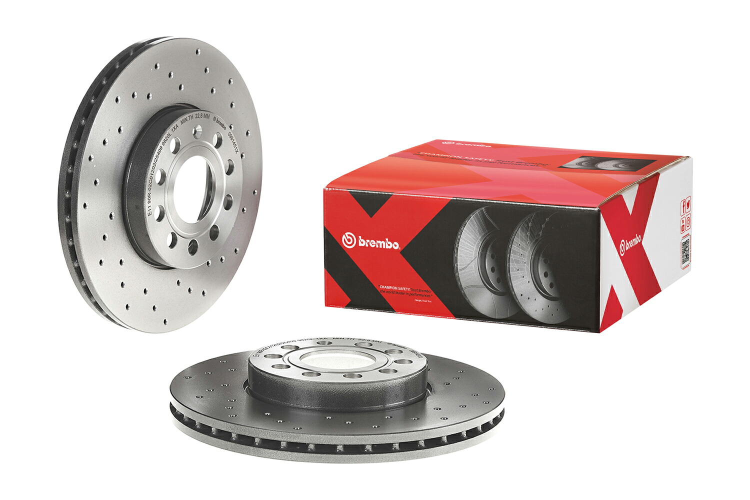 BREMBO ブレーキローター エクストラディスクローター 0991451Xブレンボ