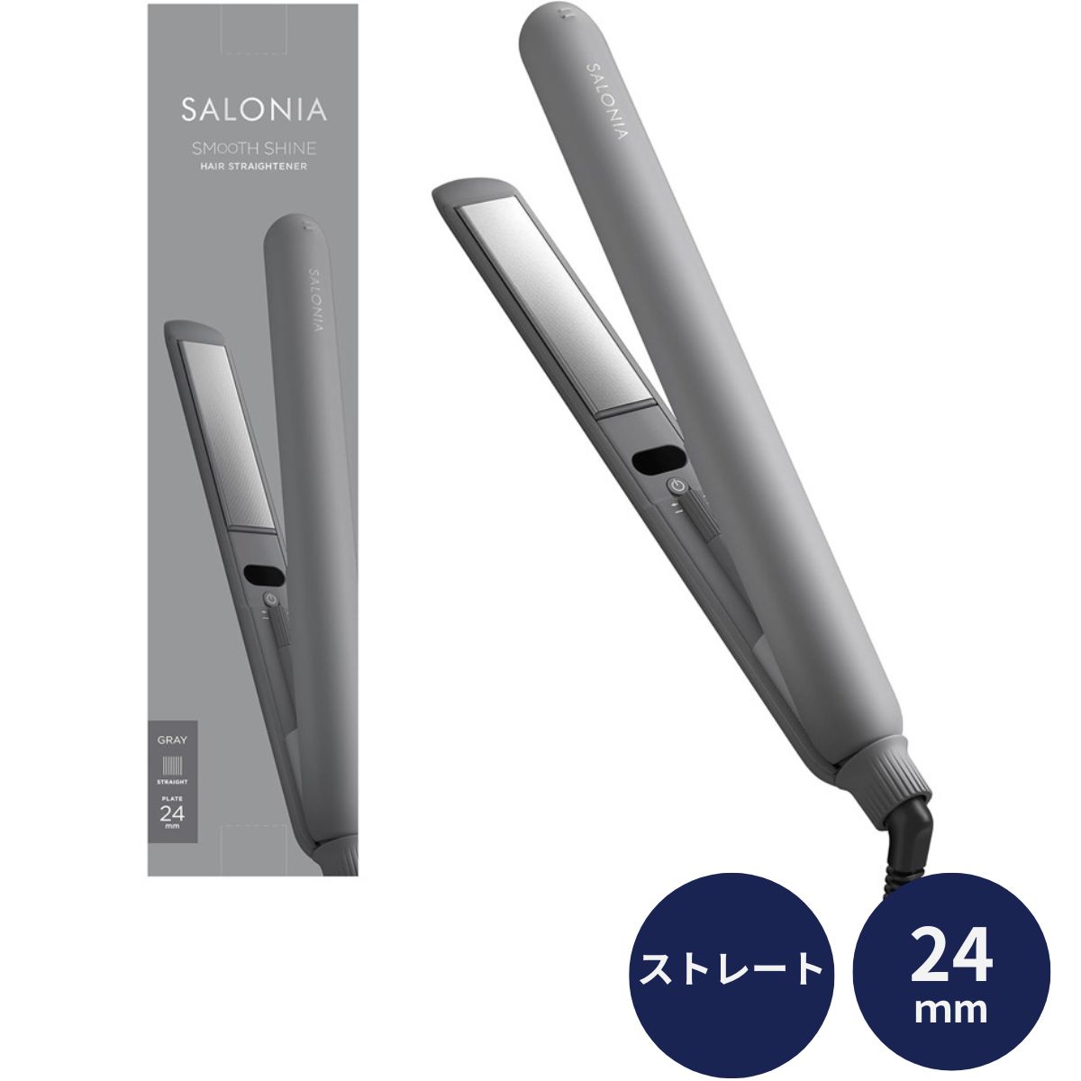 SALONIA スムースシャイン ストレートヘアアイロン 新品未使用 Amazon.co.jp: SALONIA サロニア スムースシャイン ストレート