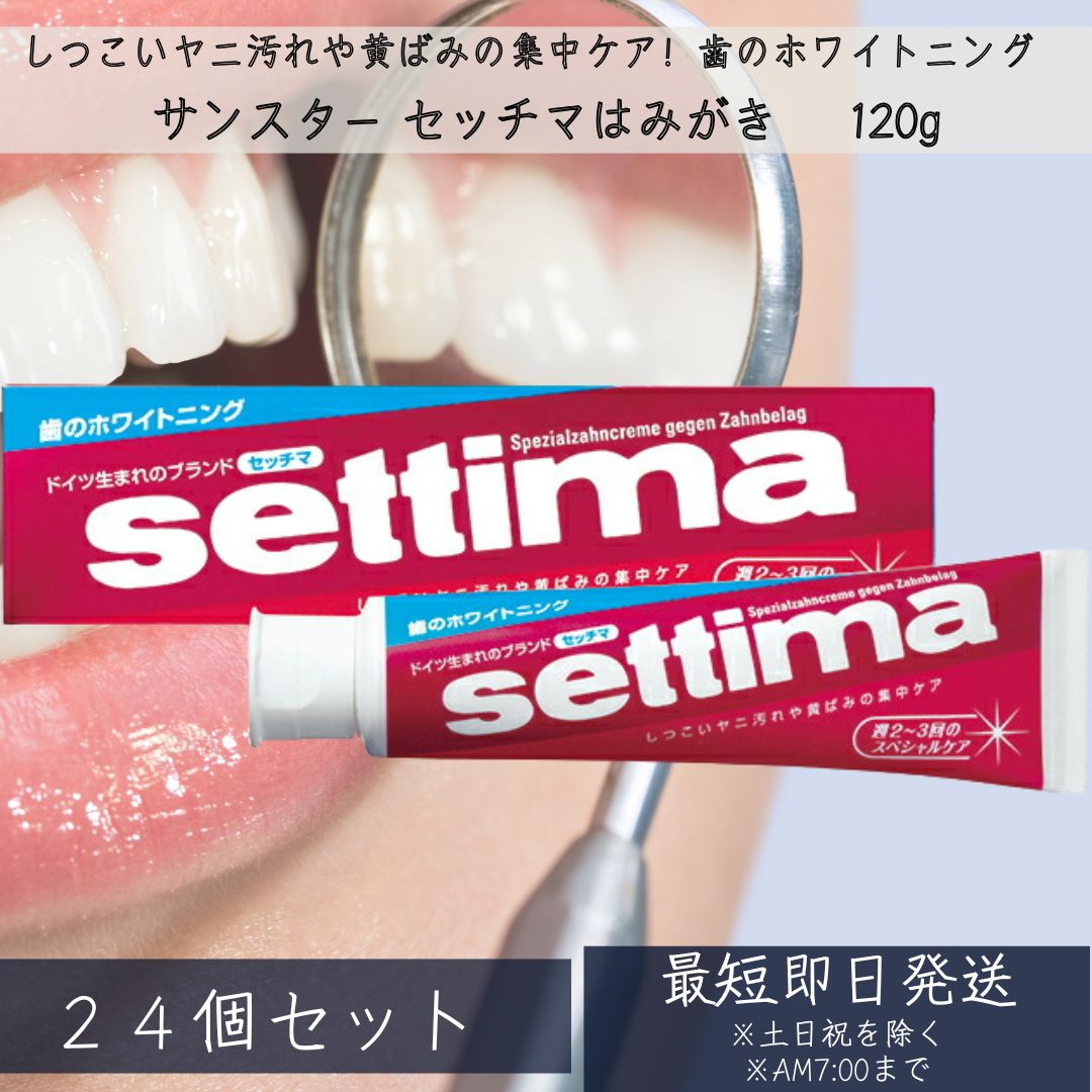 セッチマ ハミガキ (120g) 48個セット 【セッチマ】[歯磨き粉 ホワイトニング 美白歯磨き粉 美白 口臭]