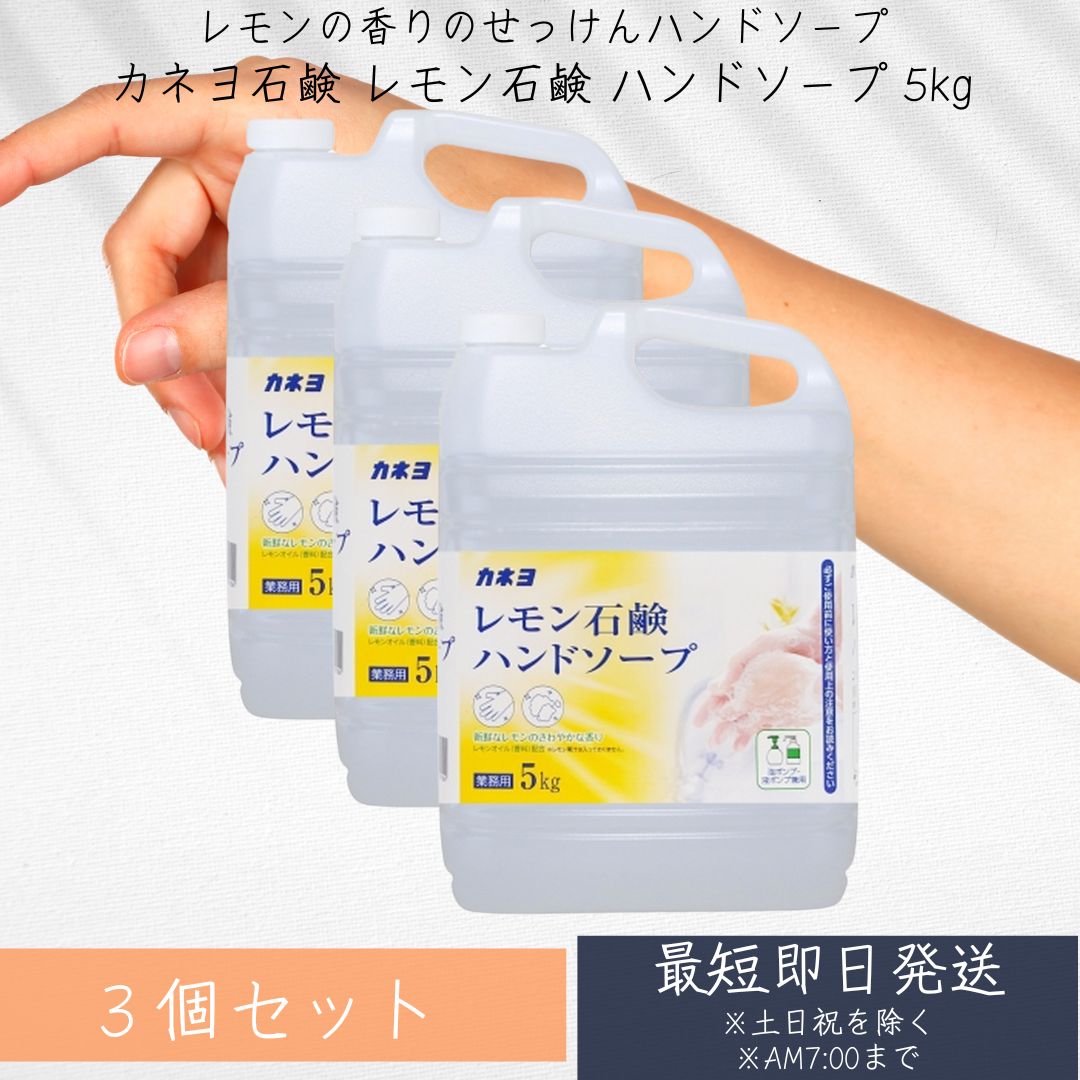 楽天市場】カネヨ石鹸 レモン石鹸 ハンドソープ 5kg 業務用 泡 楽天市場】カネヨ石鹸 レモン石鹸 ハンドソープ 5kg 業務用 泡