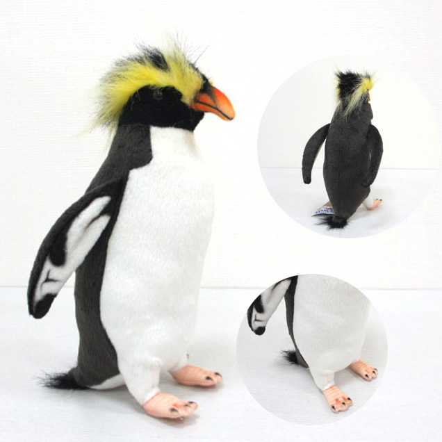 楽天市場 ハンサ Bh7097 イワトビペンギンrock Hopper Penguinhansaのリアルな動物ぬいぐるみです ペンギン グッズ ぬいぐるみ 雑貨 ｂｌｕｅ ｐｏｓｔ