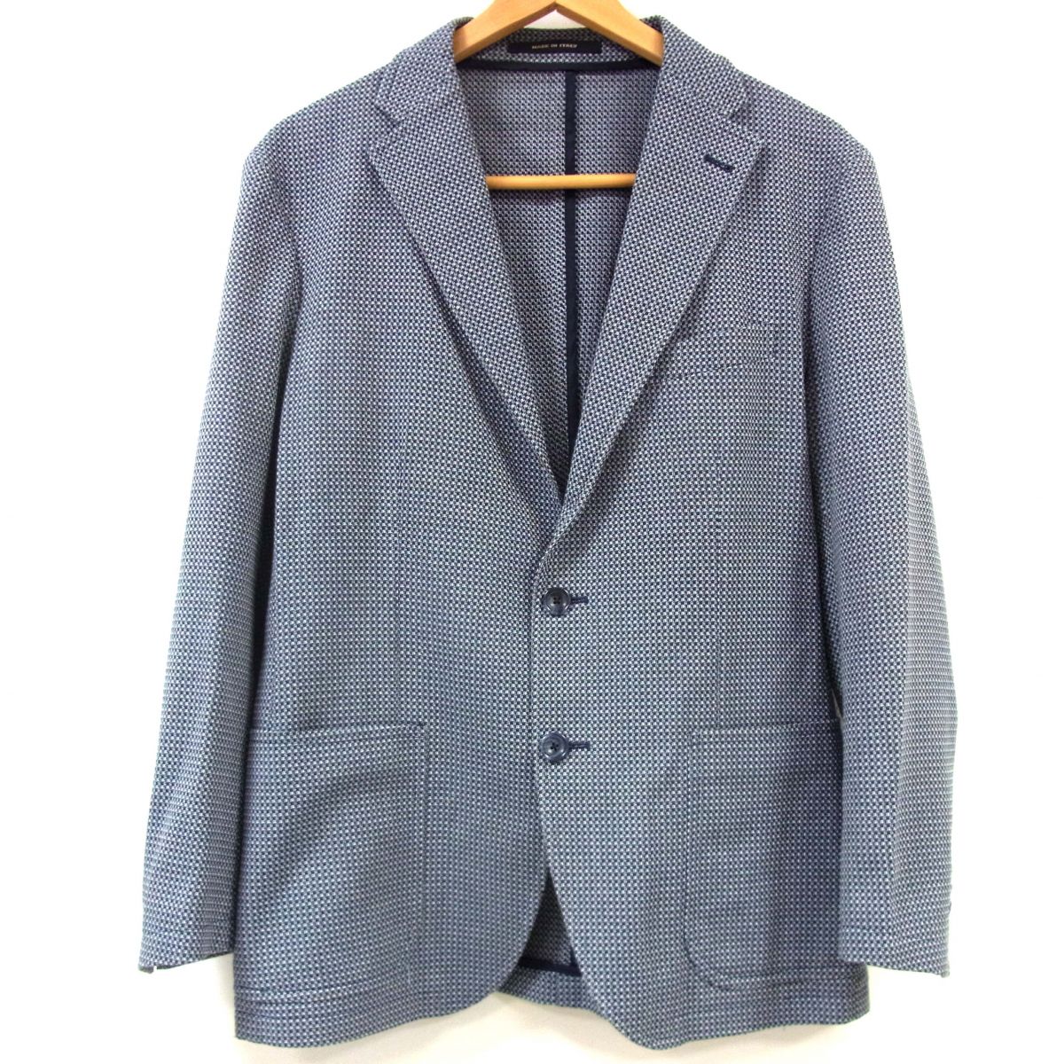 【中古】美品 ◆TAGLIATORE per EREDI CHIARINI テーラードジャケット イタリア製 タリアトーレ×エレディキャリーニ　メンズ