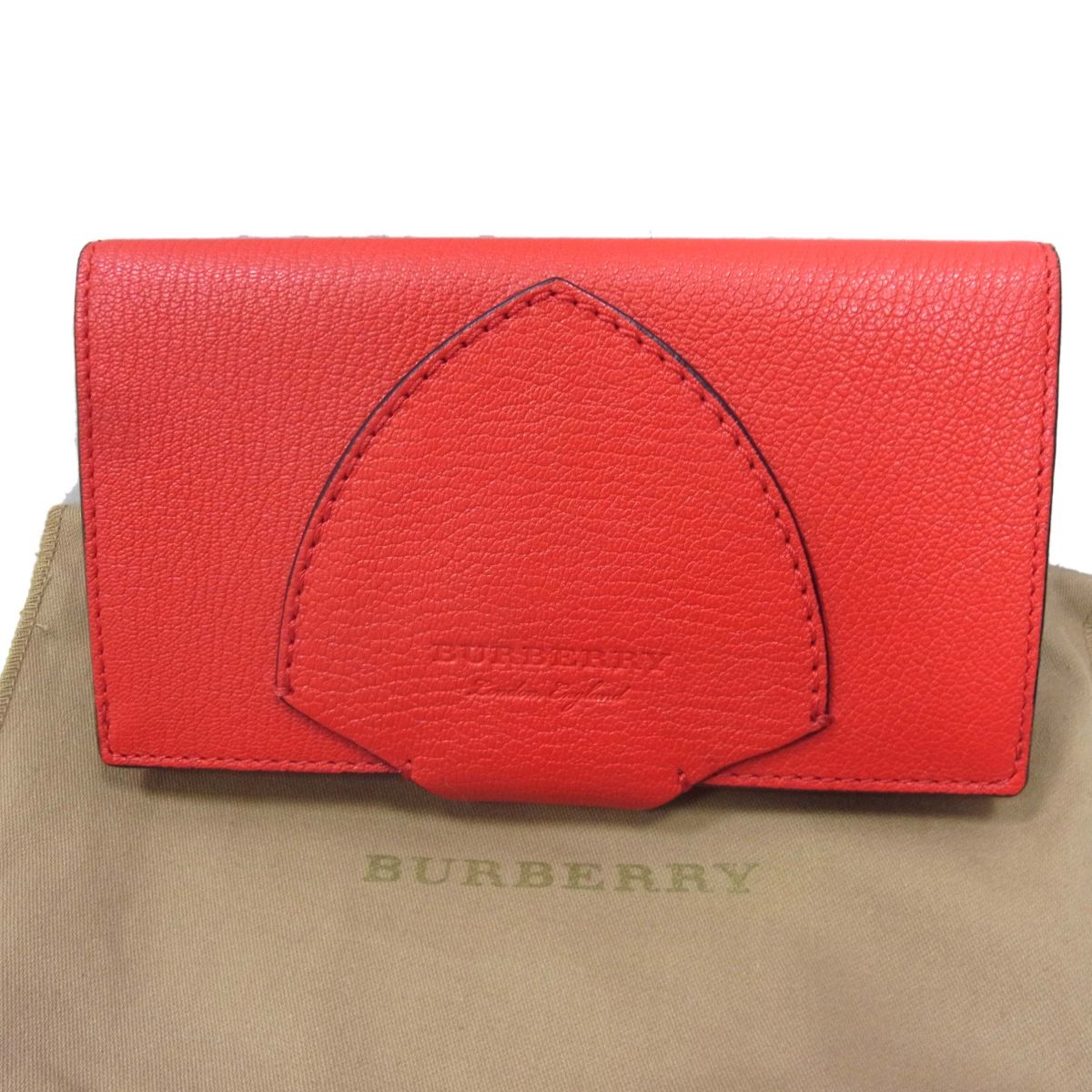 【未当て嵌める】◆BURBERRY バーバリー 長紙入れ ゴートレザー ロング ウォレット レディース