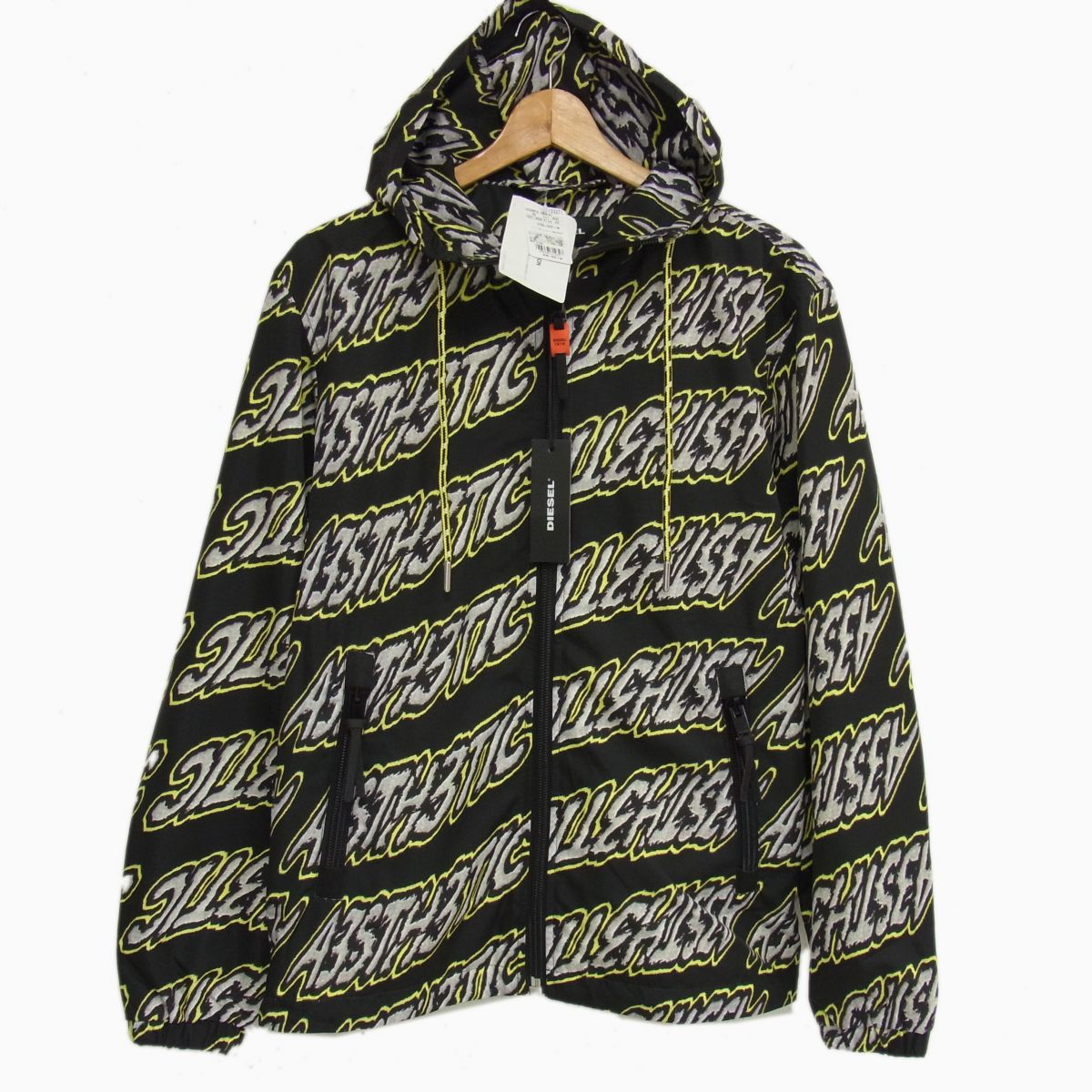 【未使用】 ◇DIESEL J-SABORU JACKET ナイロン ジップパーカージャケット デジタルオーバープリント ディーゼル メンズ｜ユーズドセレクトショップ BLUE
