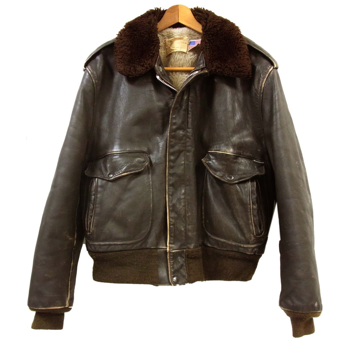 楽天市場】美品○Schott ショット 681 裏地チェック柄 ブランケット