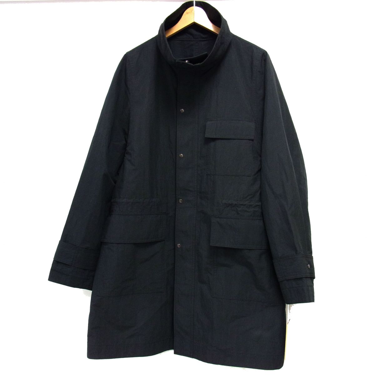 【未使用】☆IRENISA イレニサ 23ss スタンドカラー ジップコート ブラック 日本製 メンズ