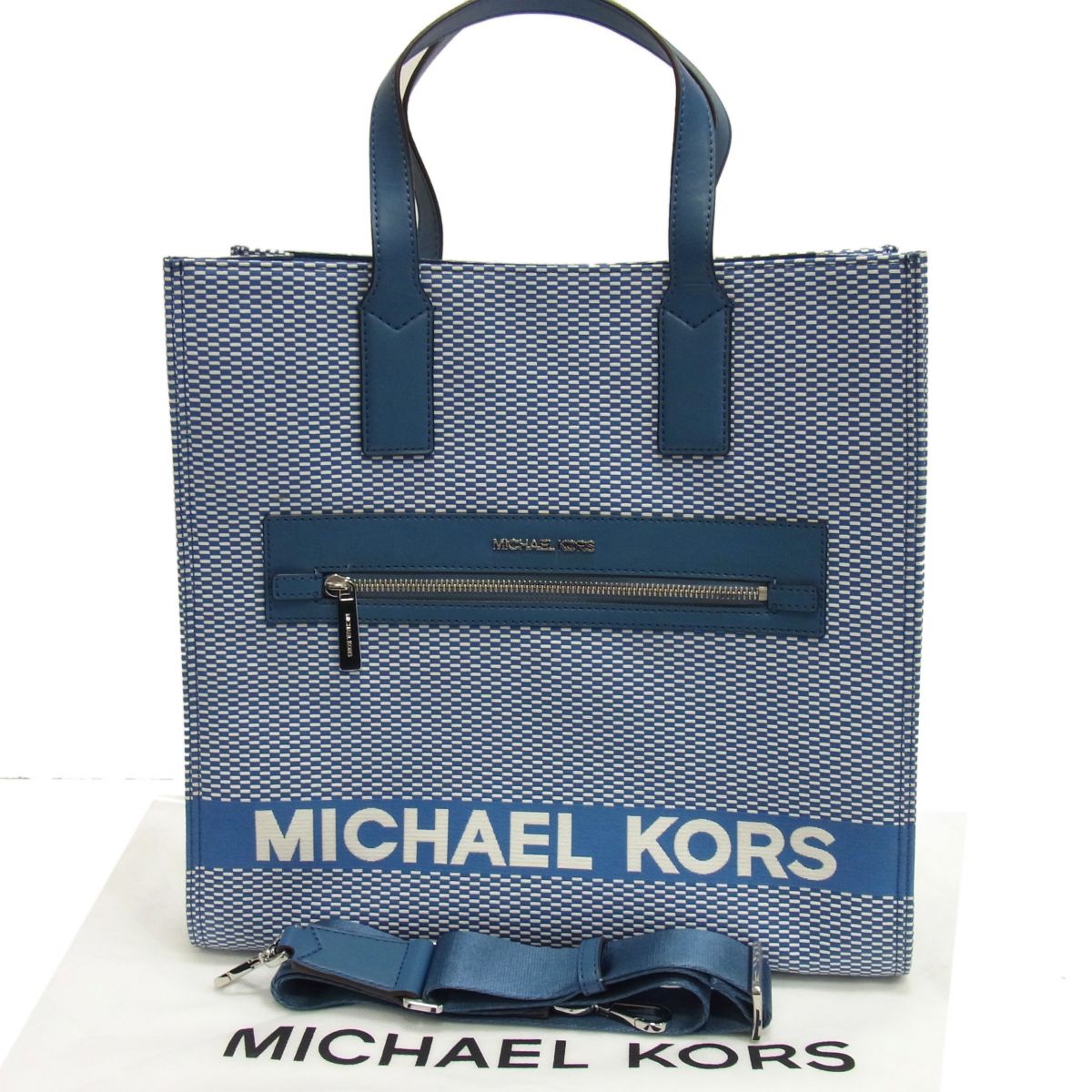 【未使用】☆MICHAEL KORS マイケルコース KENLY NS トート ラージ 2WAY ショルダーバッグ 2WAY ハンドバッグ レディース