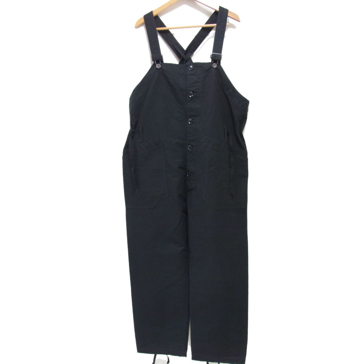 【中古】美品☆Engineered Garments 18AW 大層らしい櫂 コットンダブルクロス USA製 繋ぎ オールインワン メンズ サロペットパンツ