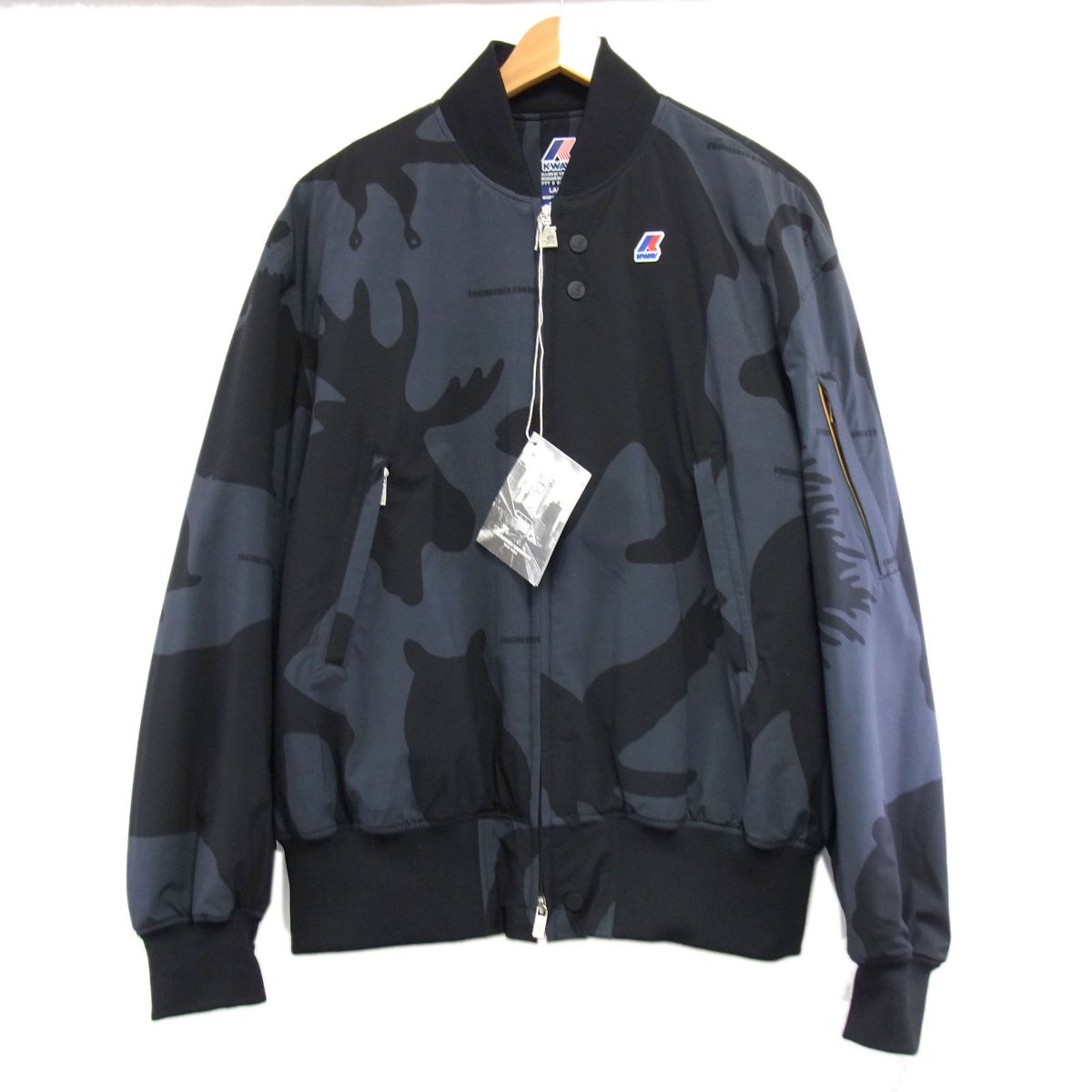 【未使用】☆Engineered Garments×K-WAY AMAUREN EG エンジニアド ガーメンツ ジップジャケット ボンバージャケット メンズ 中綿入