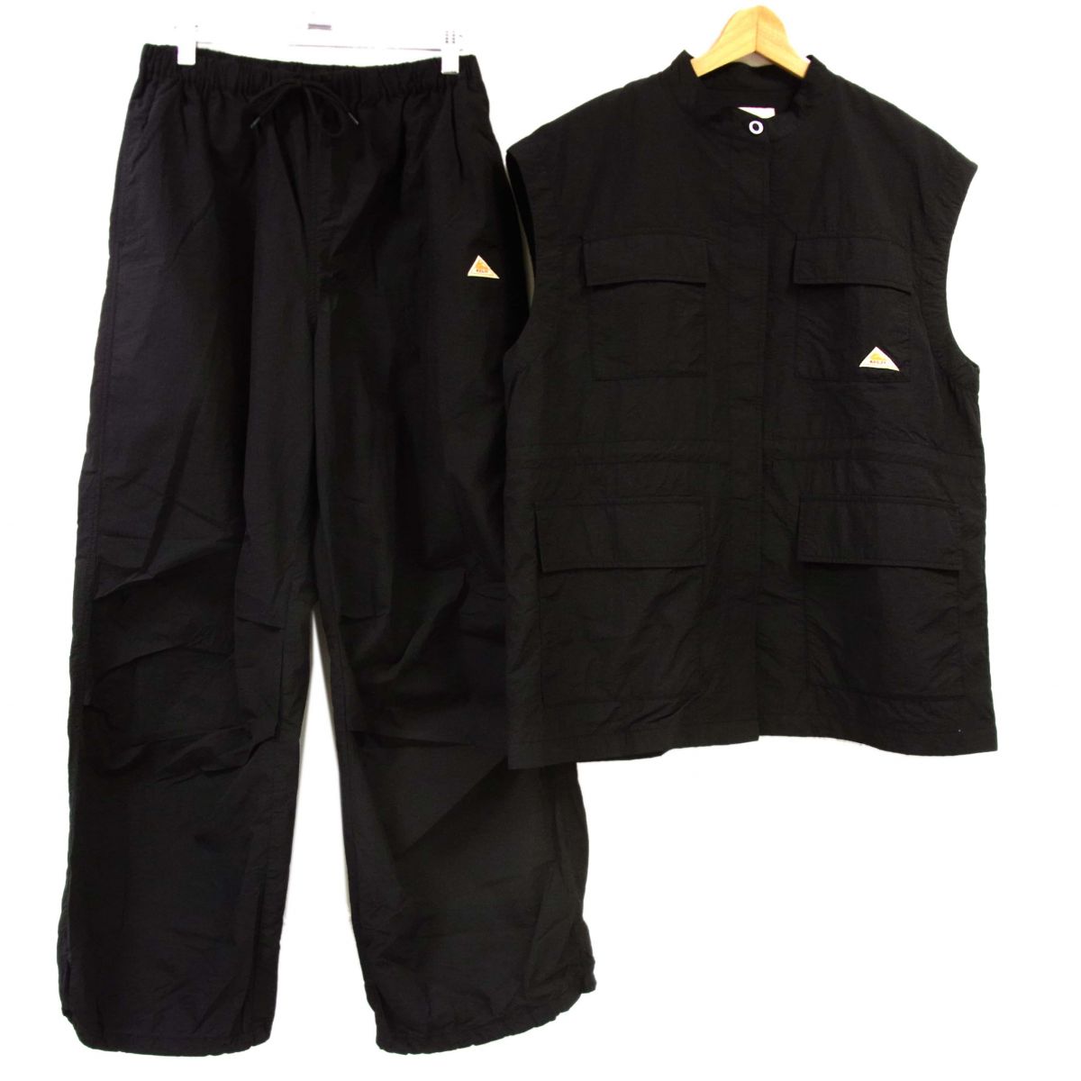 【中古】美品◆KELTY ケルティ セットアップ ナイロン ベスト パンツ レディース