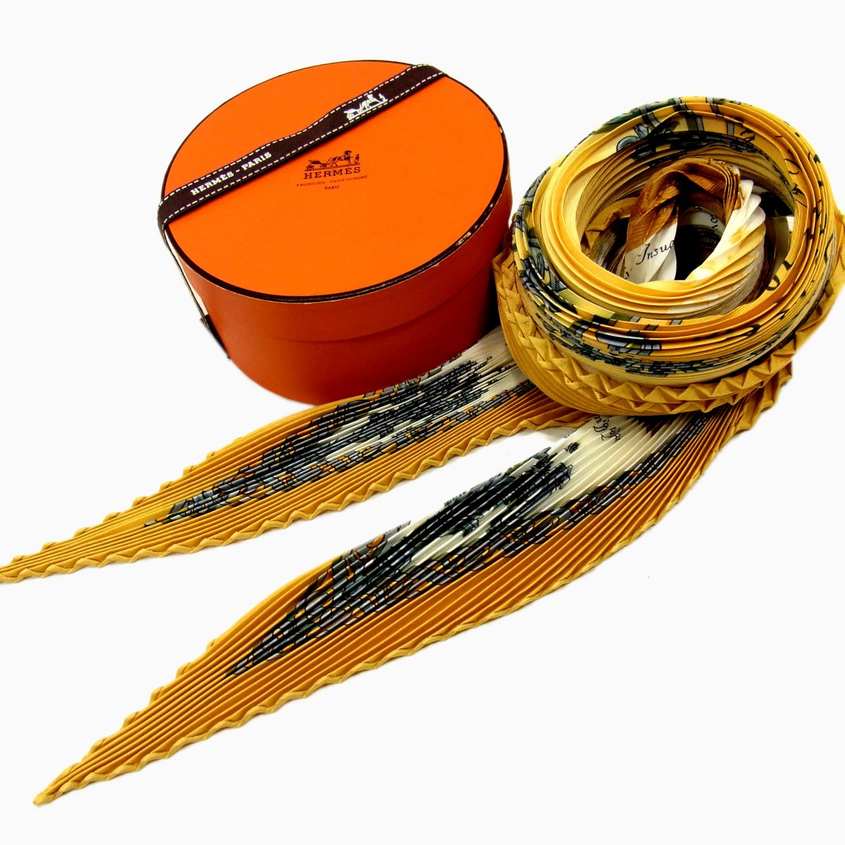 楽天市場】【美品】 エルメス スカーフ プリーツ スカーフ