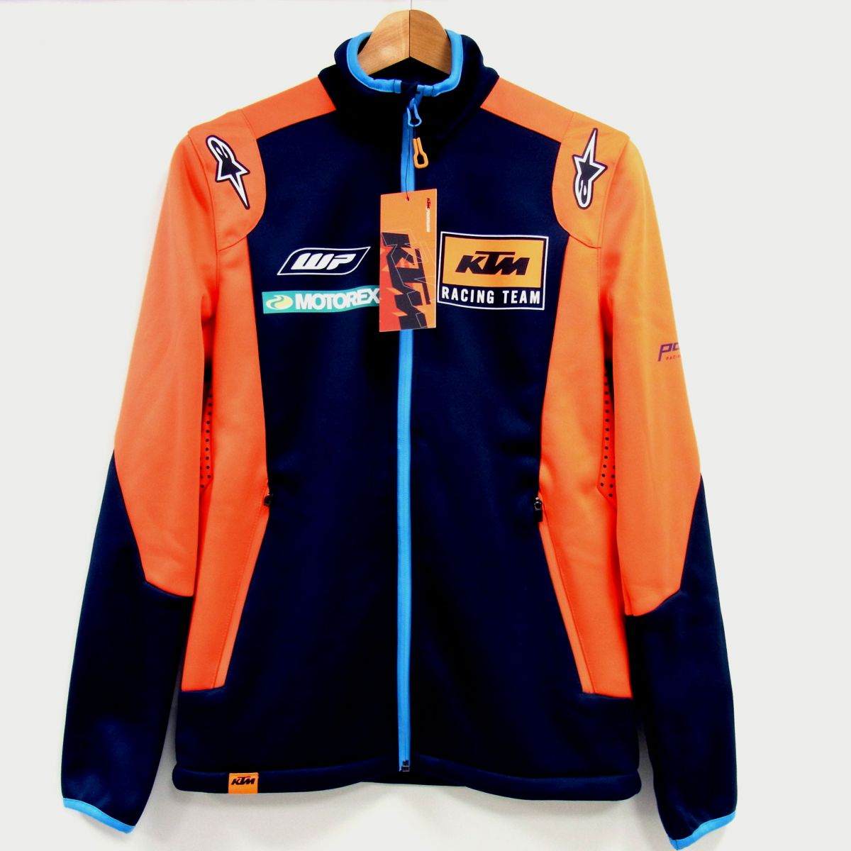【未使用】タグ付き KTM RACING TEAM レプリカチーム ソフトシェルジャケット バイクウェア メンズ