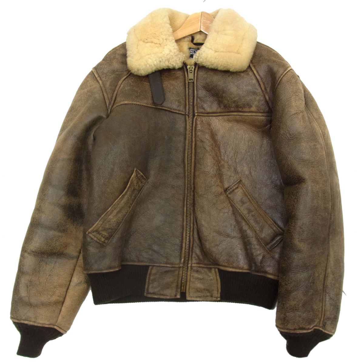 楽天市場】【中古】ショット SCHOTT B-3 フライトジャケット ムートン