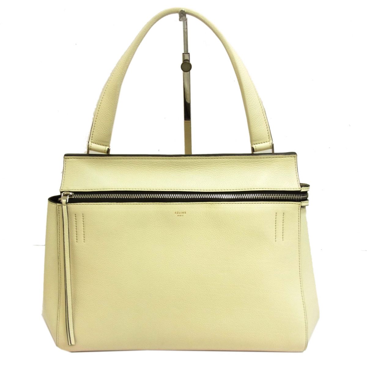 【中古】◆CELINE セリーヌ エッジ レザー ハンドバッグ イタリア製 フィービー期 レディース 32,500円