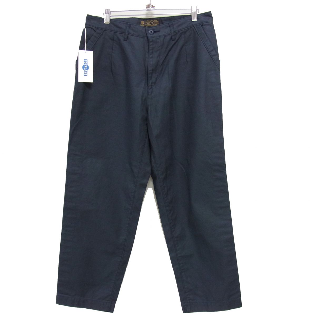 【未使用】 ☆TOYPLANE トイプレーン PUCKERING WIDE PANTS コットンパンツ 日本製 メンズ テーパードパンツ 6,600円