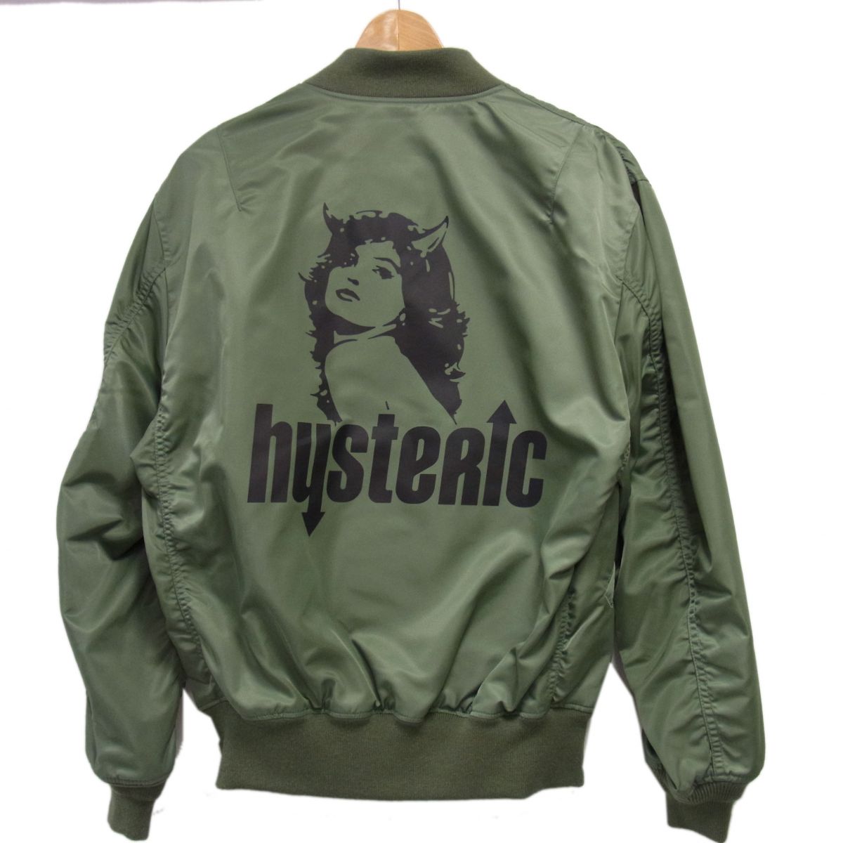 【未当て嵌める】 ☆HYSTERIC GLAMOUR 24AW 飛行上衣 デビルガール L-2B ジップジャケット メンズ ミリタリー