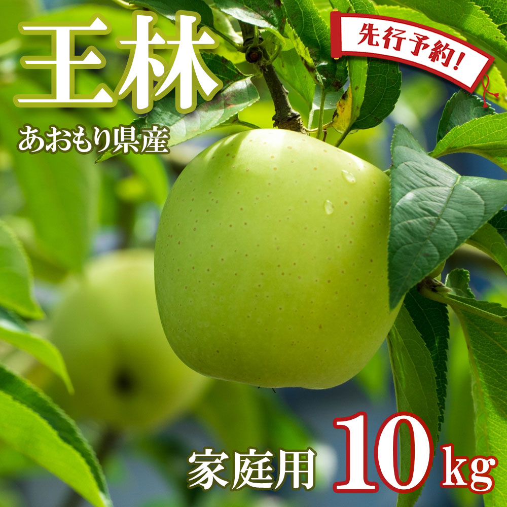 【先行予約】りんご リンゴ 送料無料 林檎 ringo 2025年産 青森県産りんご ご家庭用 訳あり 王林 10kg （約24玉～50玉入り）産地直送 工藤農園 ※ りんご酢 りんご箱 りんごジュース SSS