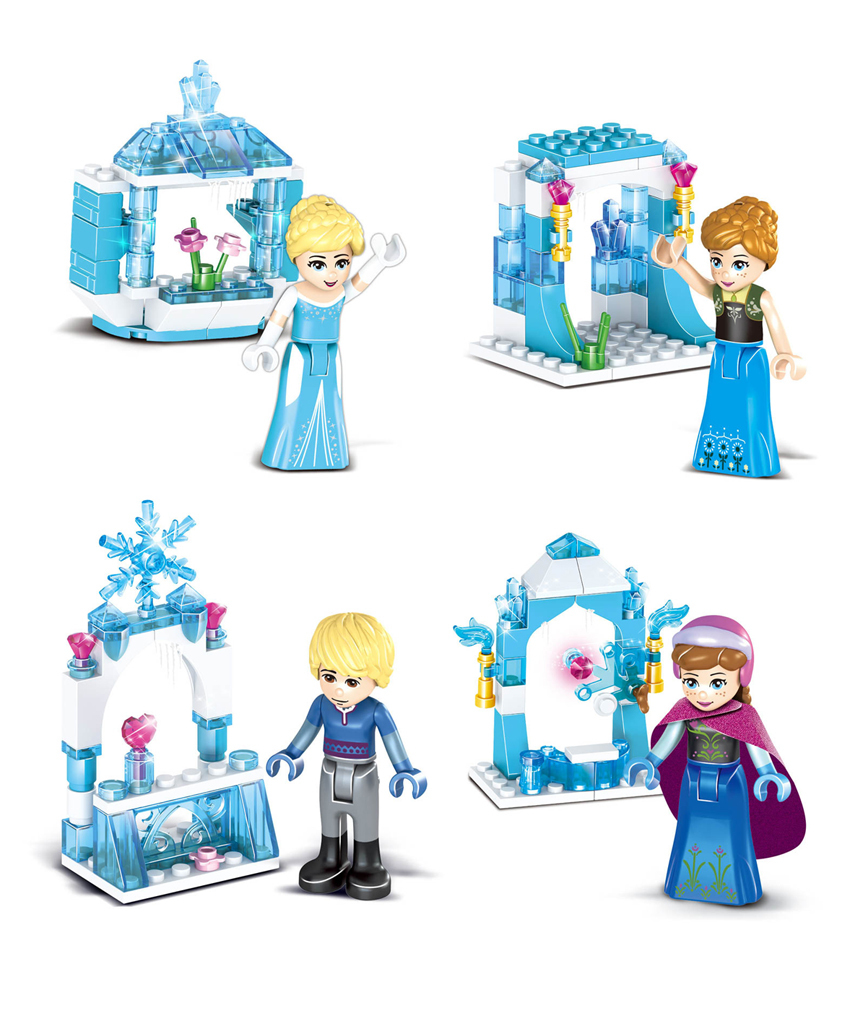 楽天市場 プリンセス プリンスミニフィグ Snowプリンセス ミニフィギュア 8体セット フレンズ ブロック 互換 Blue Topazs 楽天市場店